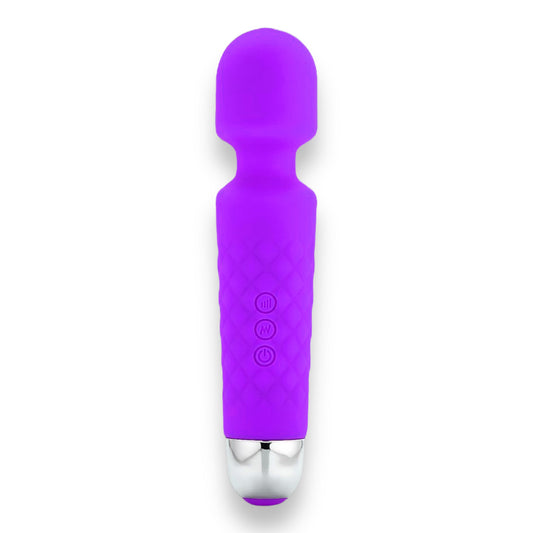 Power Escorts - BR20 -  I Wand Silicone Massager - 18 Speed - Purple