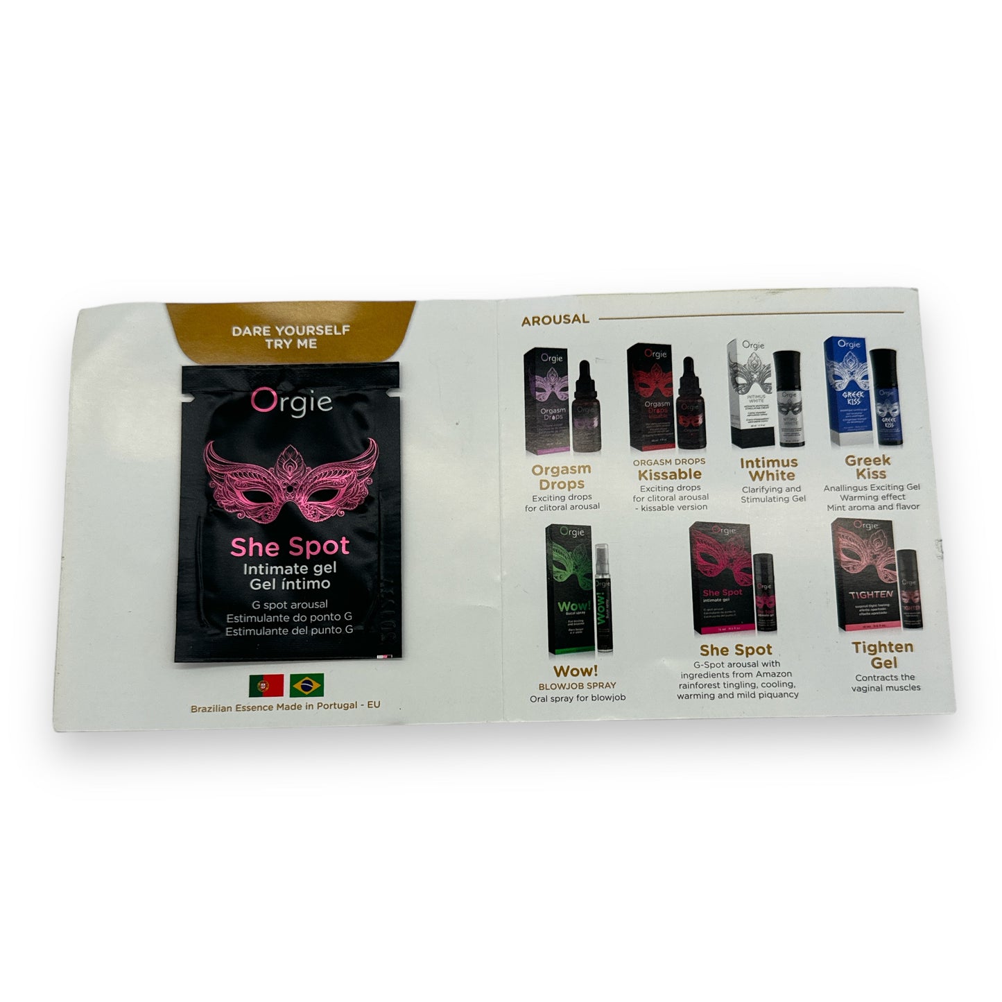 Orgie - Lubricant - Sample Bag - 5ml