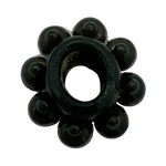 Power Escorts - BR287 - Texture Cockring 04 - Black - Extra Stretchable