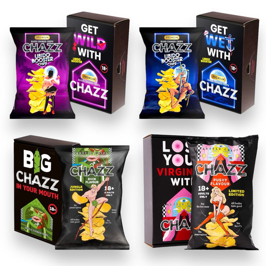 Kinky Pleasure X Chazz Chips - 4 Models - In Colour Giftbox