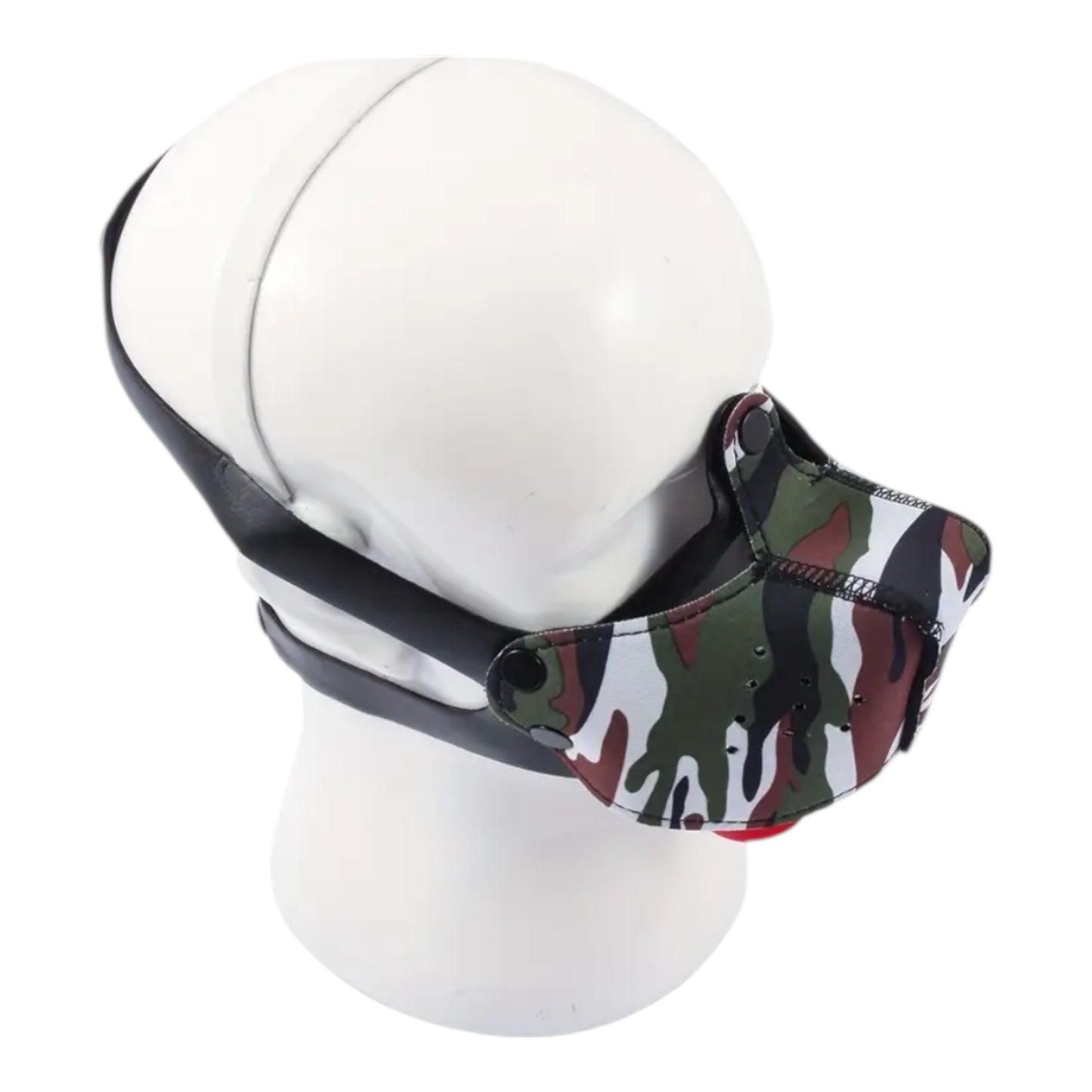 Kinky Pleasure – KPPP006 – Puppy Play Dog Mask – Smaller Size – Camo Green Edition