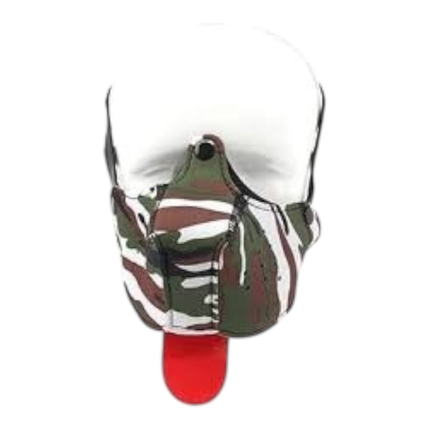 Kinky Pleasure – KPPP006 – Puppy Play Dog Mask – Smaller Size – Camo Green Edition