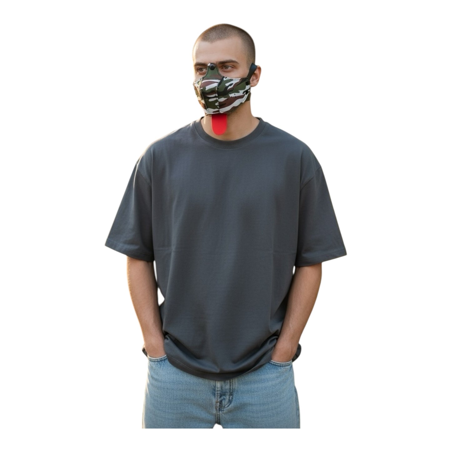 Kinky Pleasure – KPPP006 – Puppy Play Dog Mask – Smaller Size – Camo Green Edition