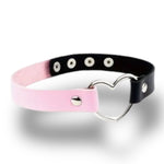 Kinky Pleasure - T174 - Choker Sexy Punk Style 2 Colours - 4 Models
