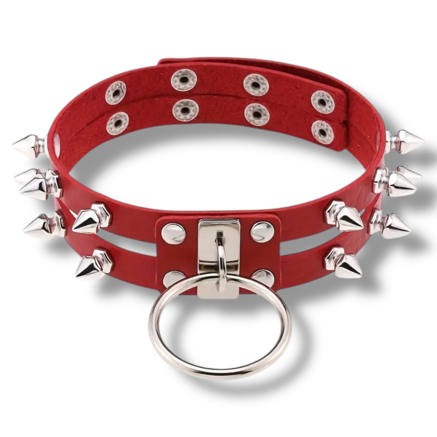 Kinky Pleasure - T175 - Choker Extreme With Spikes 2 Colours