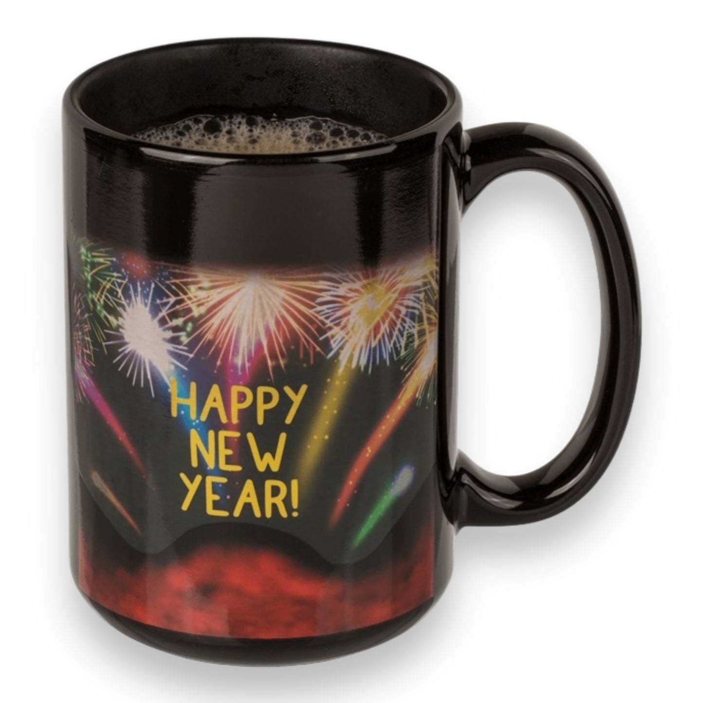 Kinky Pleasure - B114 - Happy New Year - Heat Changing Mug - ca. 13 x 12 cm - 470ml