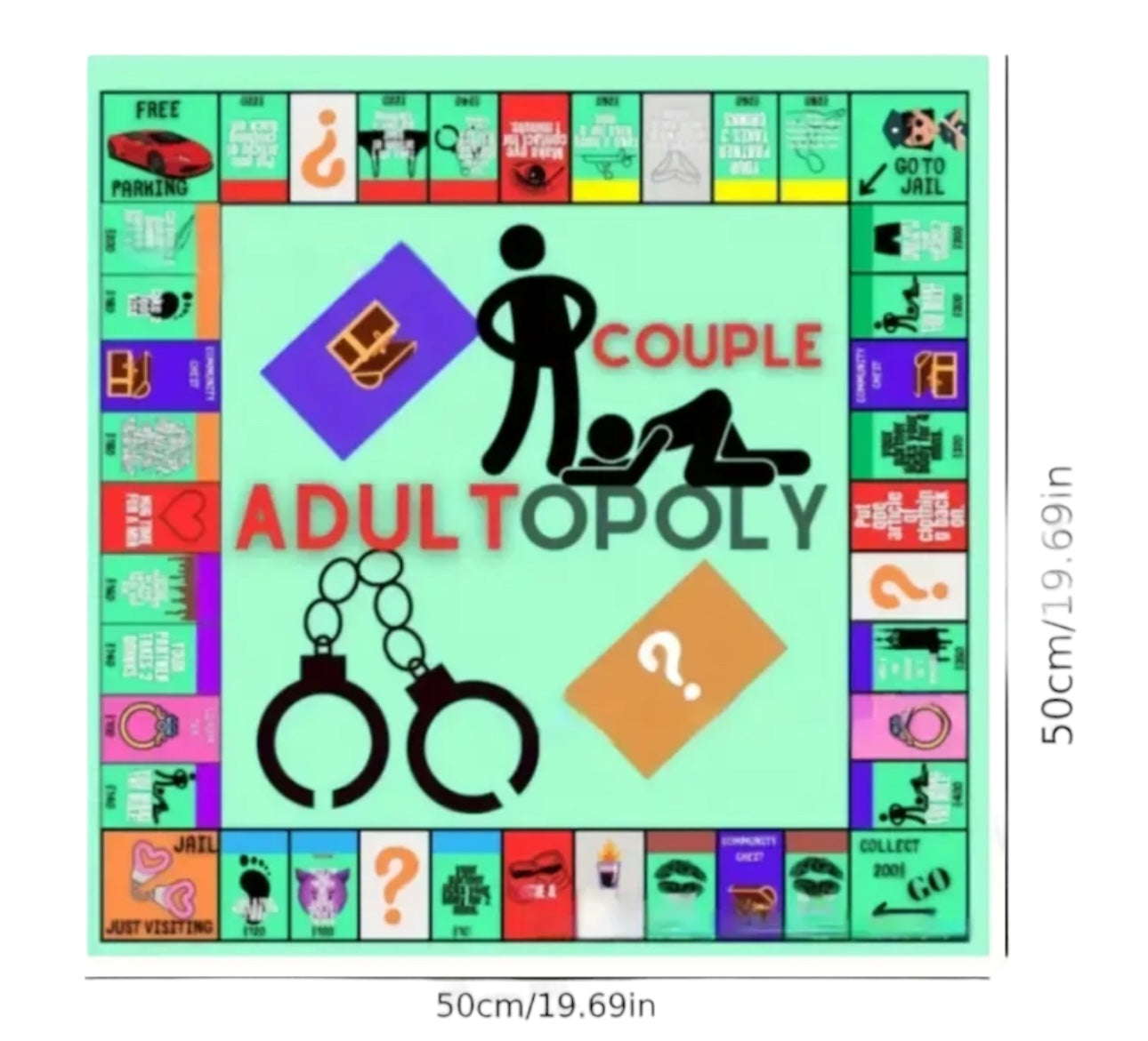 Kinky Pleasure - T110 - Adultopoly 18+ - Couple Games