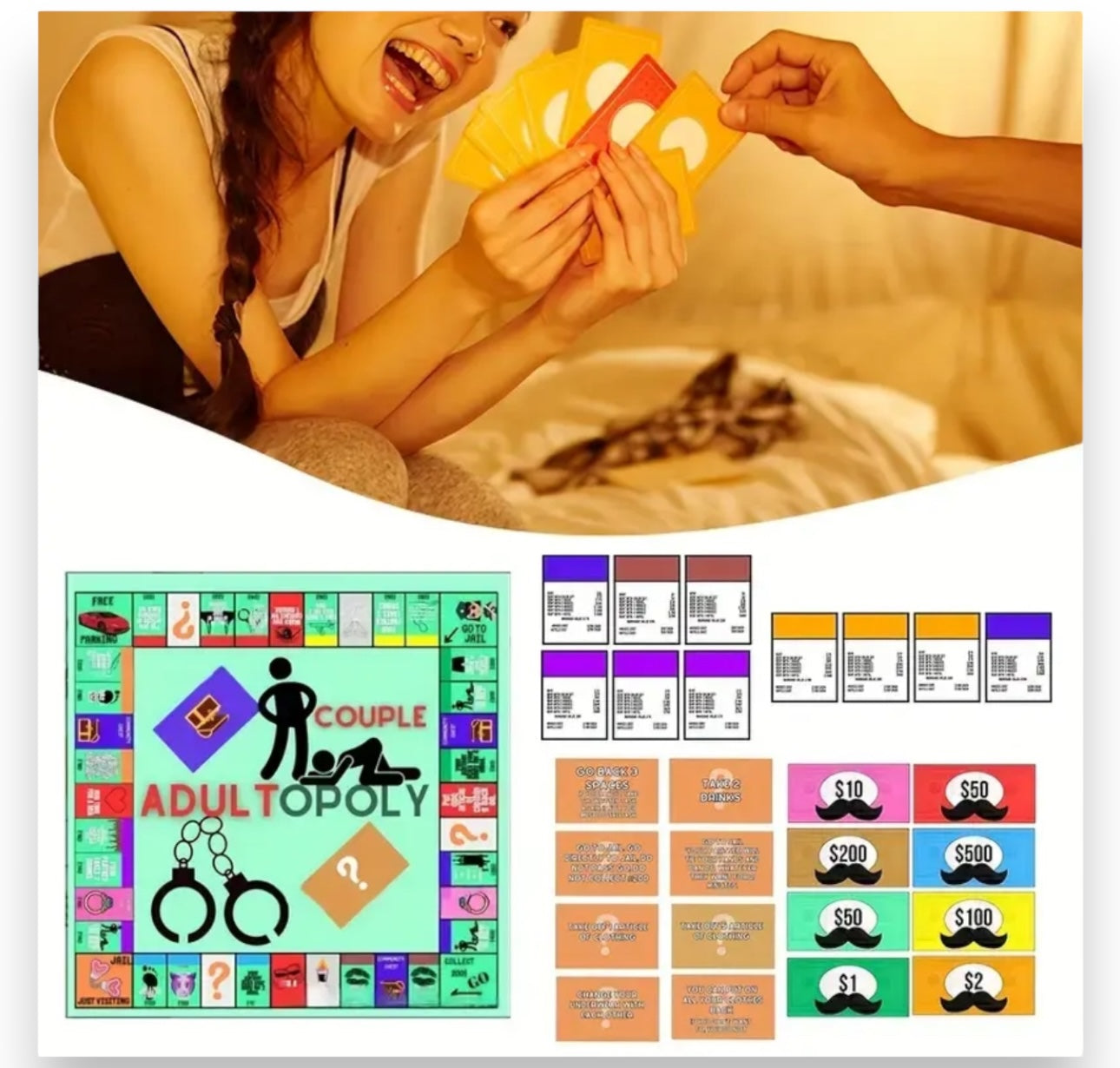 Kinky Pleasure - T110 - Adultopoly 18+ - Couple Games