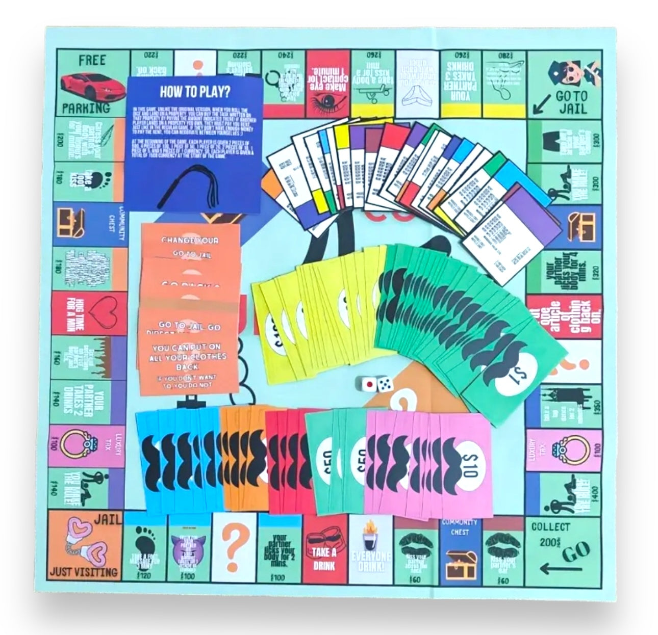 Kinky Pleasure - T110 - Adultopoly 18+ - Couple Games