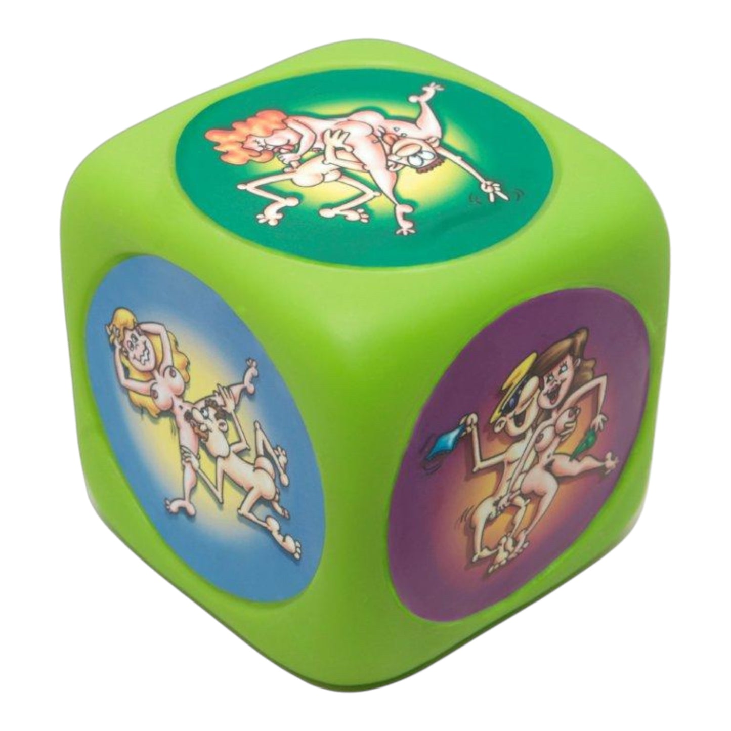 Kinky Pleasure - DS008 - Giant Cartoon Sex Dice - Multicolor - 15 cm