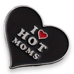 Kinky Pleasure - KPB050 - Badge / Pin - I Love Hot Moms