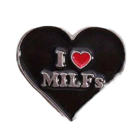Kinky Pleasure - KPB048 - Badge / Pin -  I Love Milfs