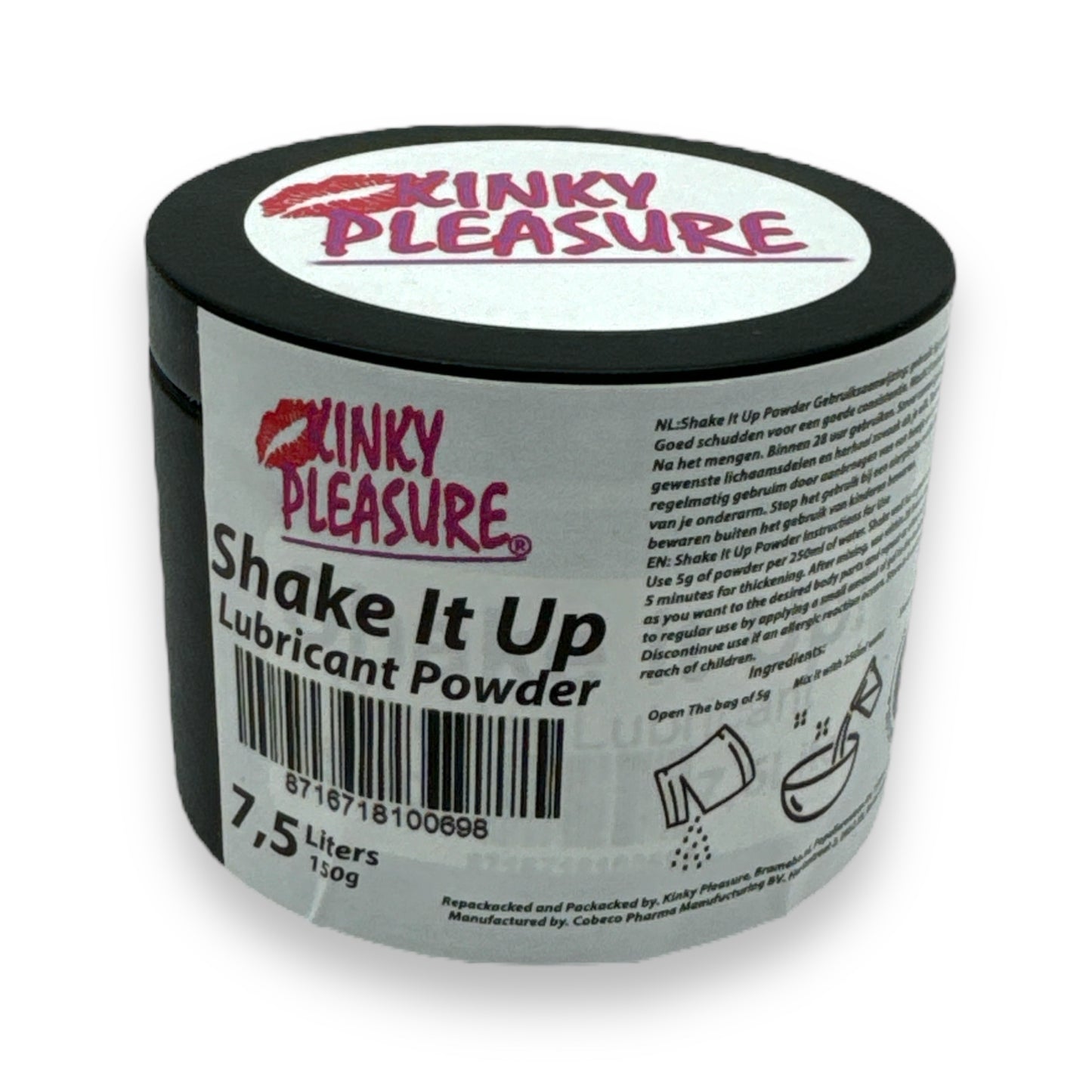 Kinky Pleasure - KPD002 - 'Shake It Up' Massage Gel Powder - 150gr for 7.5 Liters