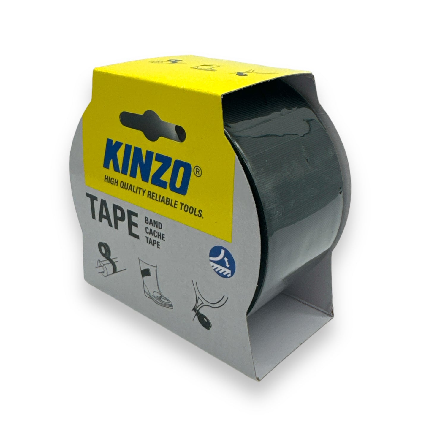 Kinky Pleasure - ED53 - KINZO Tape High Quality Reliable Tools - BLACK - 10 Meter x 48mm