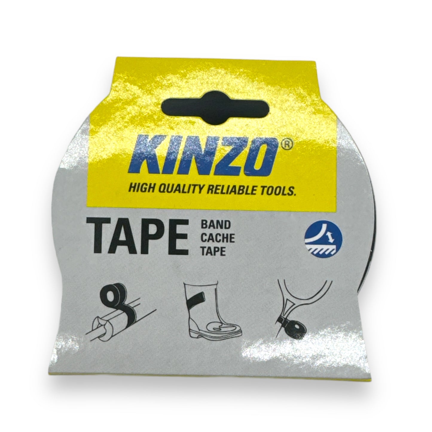 Kinky Pleasure - ED53 - KINZO Tape High Quality Reliable Tools - BLACK - 10 Meter x 48mm