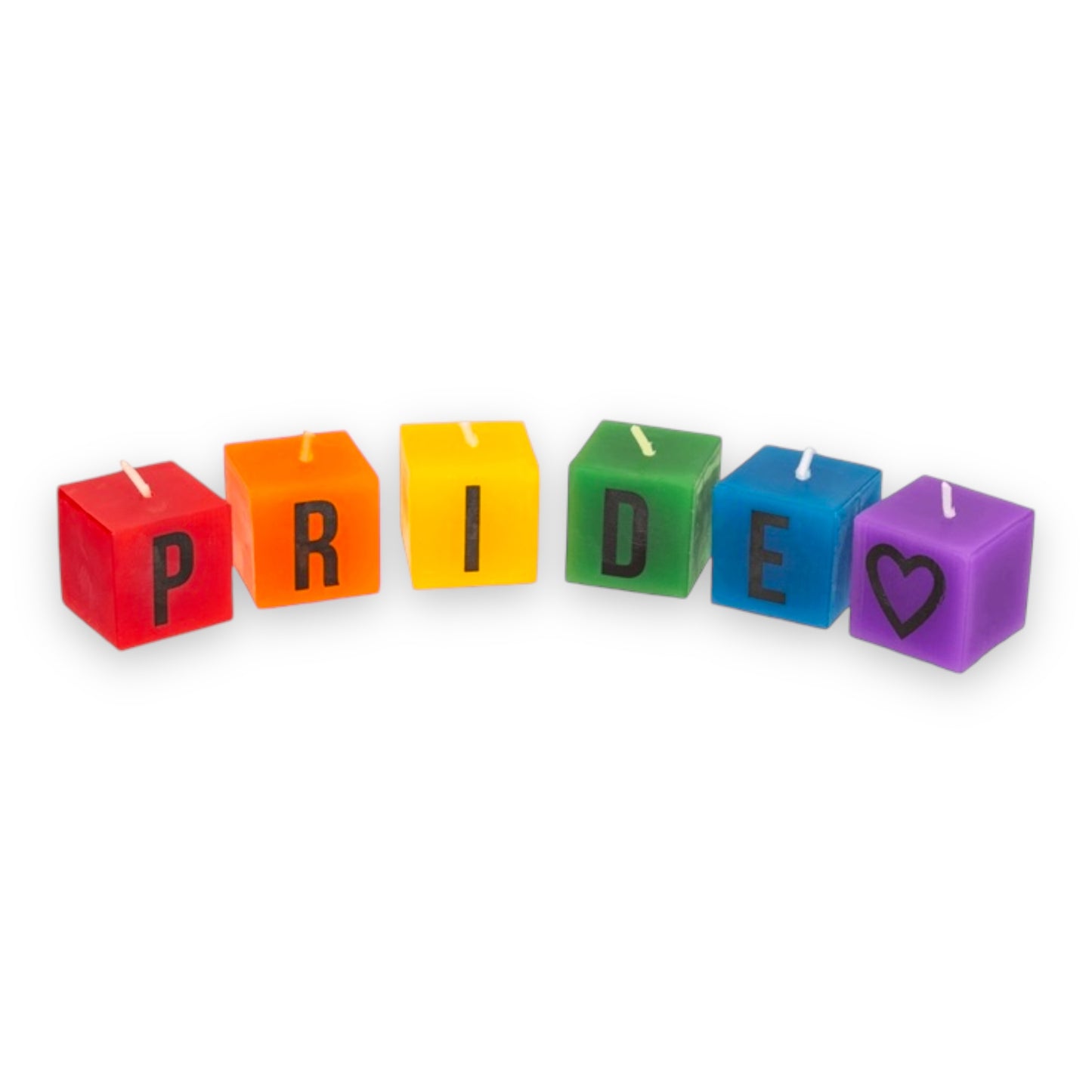 Kinky Pleasure - B118 - Pride Candles Cubes - 6 Pieces