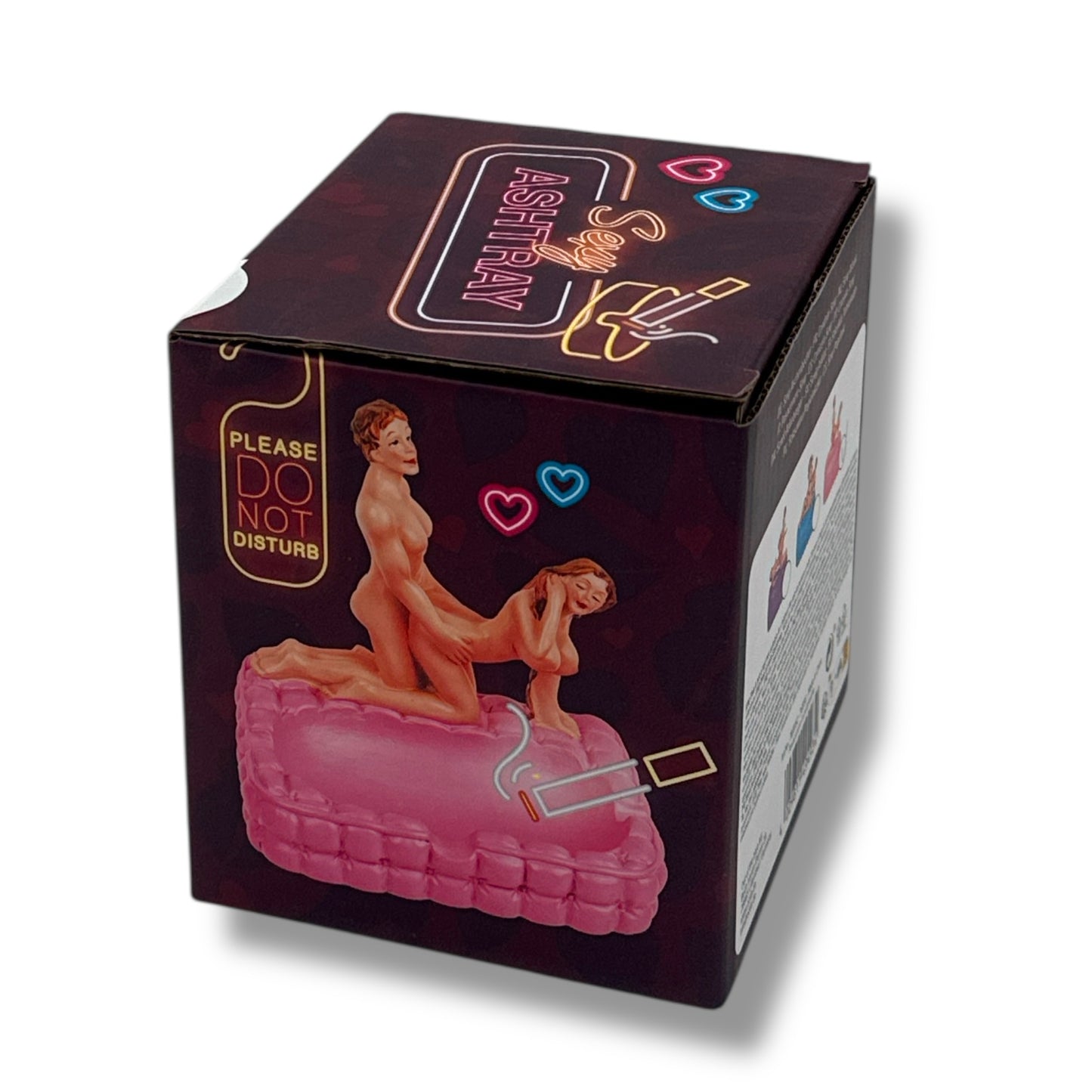Kinky Pleasure - OB152 - Sexy Fucking Couple Ash Tray - Pink