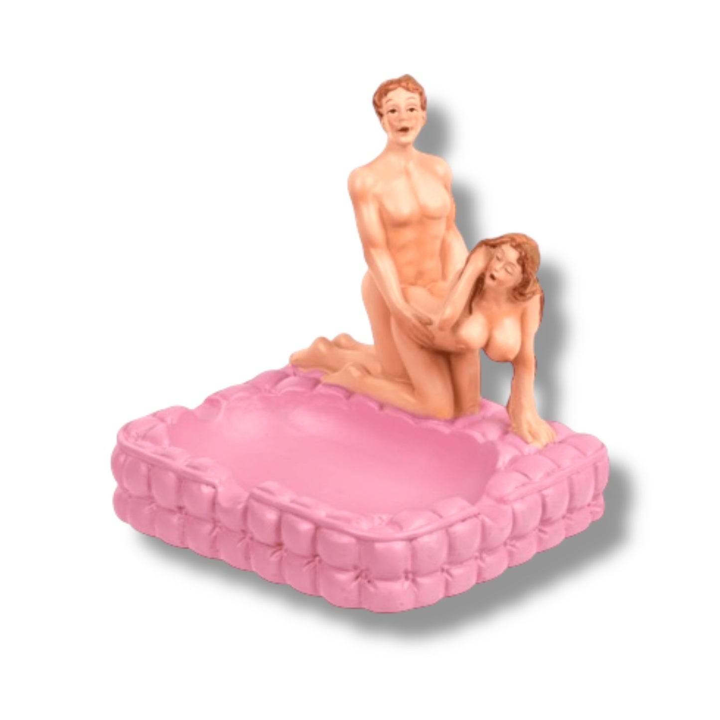 Kinky Pleasure - OB152 - Sexy Fucking Couple Ash Tray - Pink