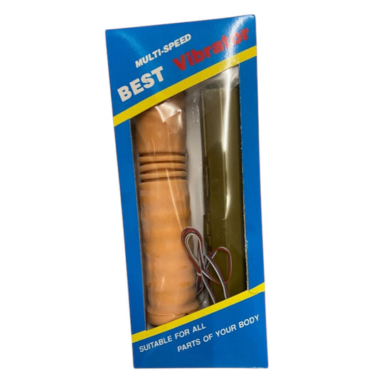 Best Vibrator - Flesh Ribble Vibrator With Remote| Blue Window Box - Club