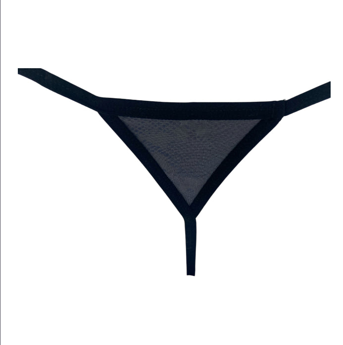 BodyQ Male Lingerie – Thong Grey Size S, M, L, XL
