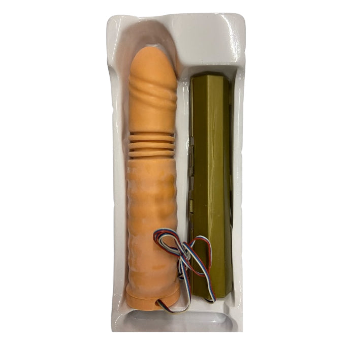Best Vibrator - Flesh Ribble Vibrator With Remote| Blue Window Box - Club