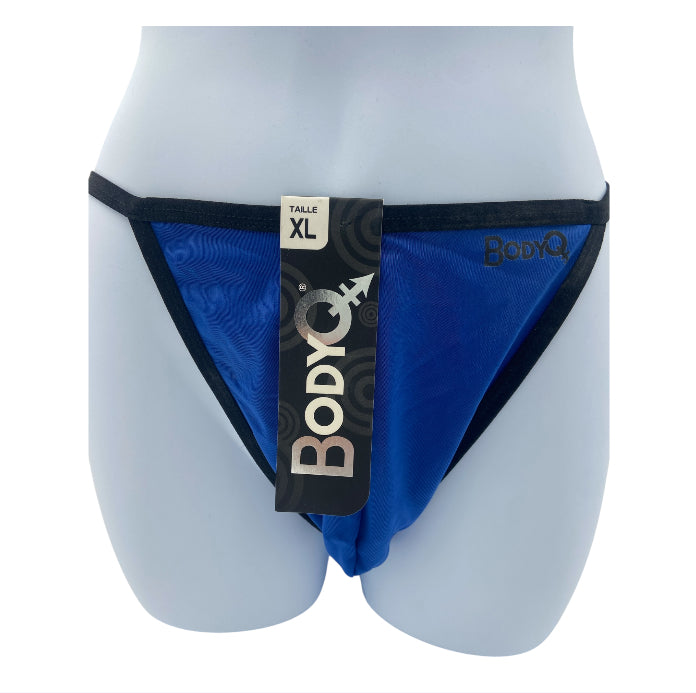 BodyQ Male Lingerie – Thong Blue Size S, M, L, XL