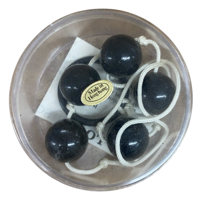 Black Kegel 5 Balls – Strengthen & Tone | Handy Clear Box - Club