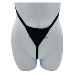 BodyQ Male Lingerie – Thong Black Glossy Size S, M, L
