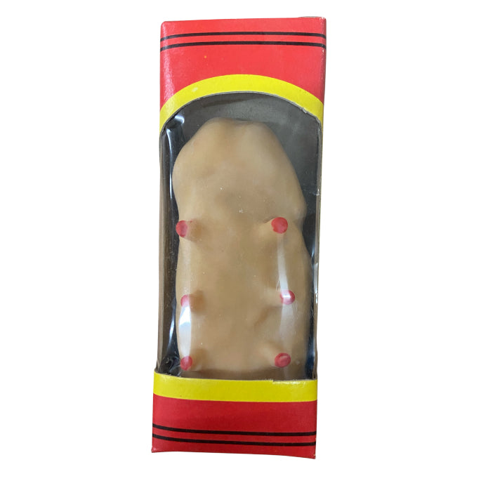 Small Flesh Penis Sleeve with Red Dots | Extra Stimulation | Red Window Box - Club