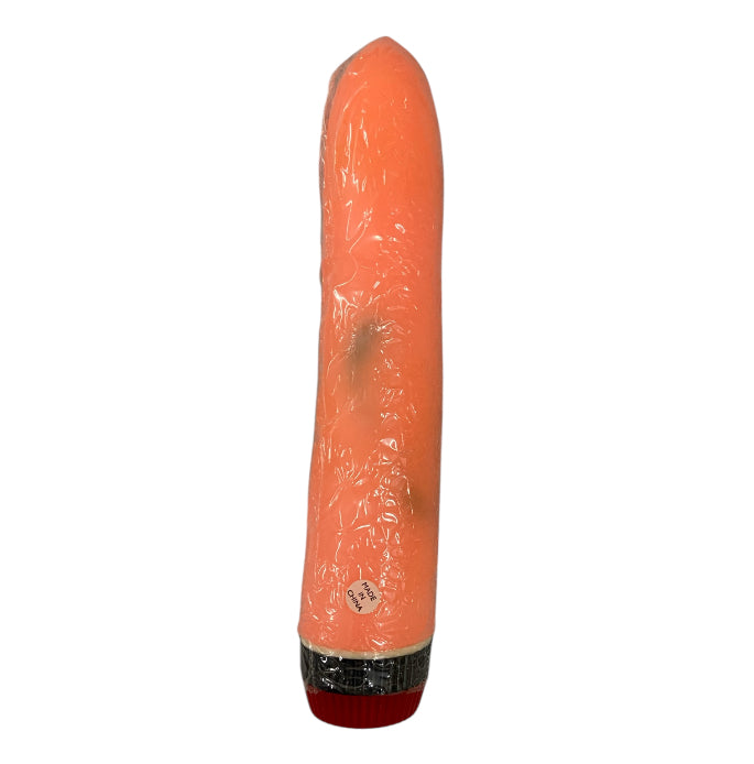 Pink Smooth Realistic Vibrator – 18 cm, Battery Operated, Window Box Packaging - Club