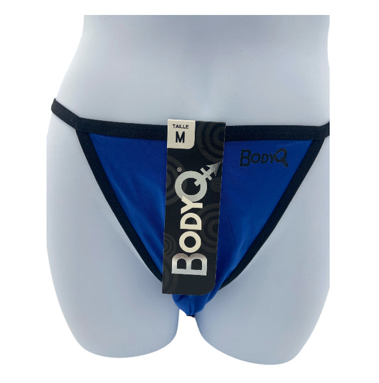 BodyQ Male Lingerie – Thong Blue Size S, M, L, XL