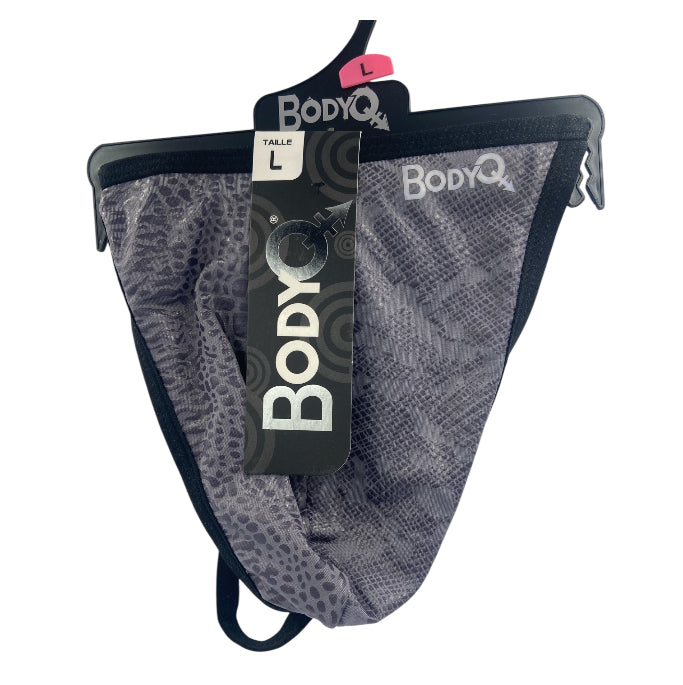 BodyQ Male Lingerie – Thong Grey Size S, M, L, XL