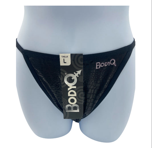BodyQ Male Lingerie – Thong Black Croc Pink Size S, M, L , XL
