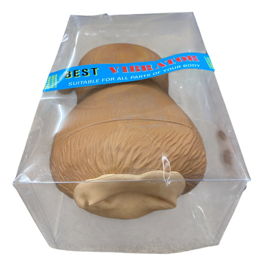 Huge 25 cm Heavy Vibrating Masturbator – 500 g, Realistic Feel, Clear Box - Club