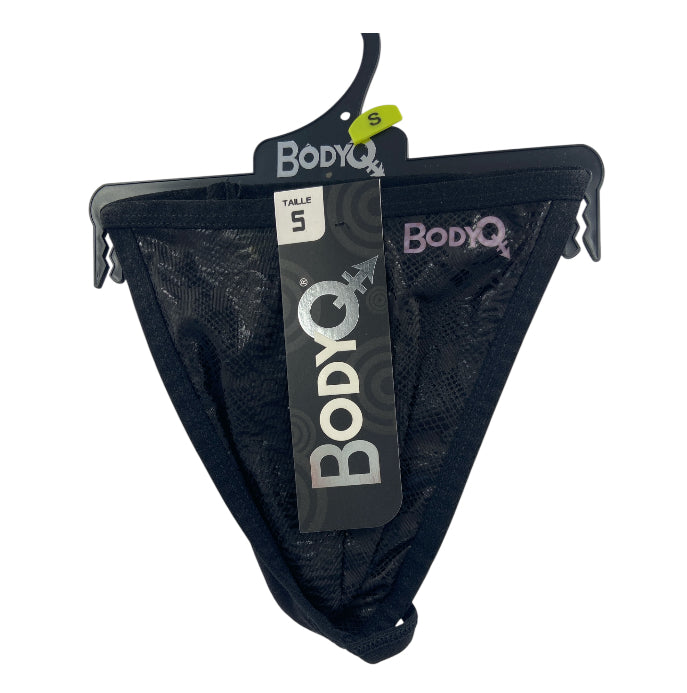 BodyQ Male Lingerie – Thong Black Glossy Size S, M, L