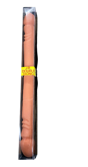Jr Double Dong - Huge Flesh Double Dildo – 40 cm (Clear Box) - Club