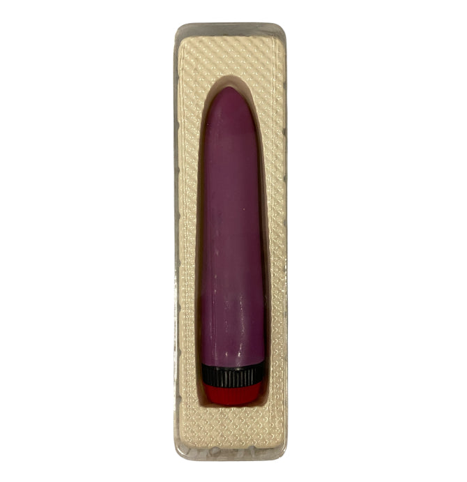 Purple Smooth Vibrator – 18 cm, Battery Operated, Window Box Packaging - Club