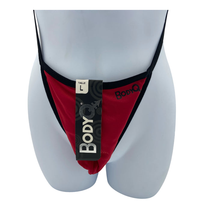 BodyQ Male Lingerie – Thong Red Size S, M, L, XL