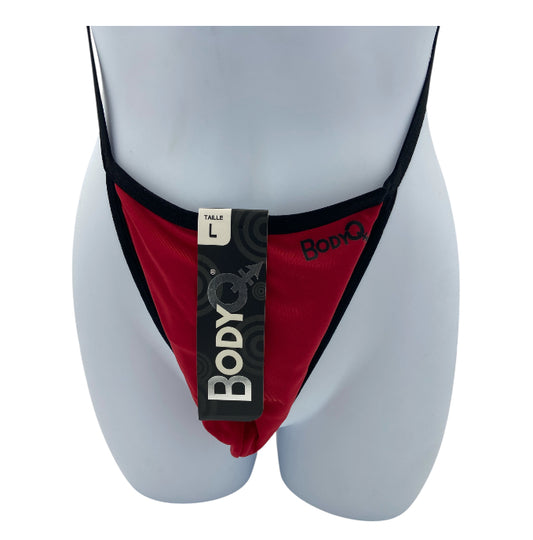 BodyQ Male Lingerie – Thong Red Size S, M, L, XL