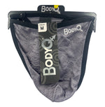BodyQ Male Lingerie – Thong Grey Size S, M, L, XL