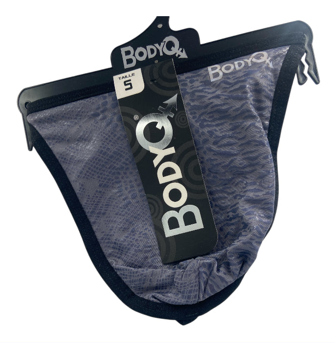 BodyQ Male Lingerie – Thong Grey Size S, M, L, XL