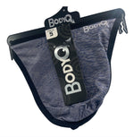 BodyQ Male Lingerie – Thong Grey Size S, M, L, XL