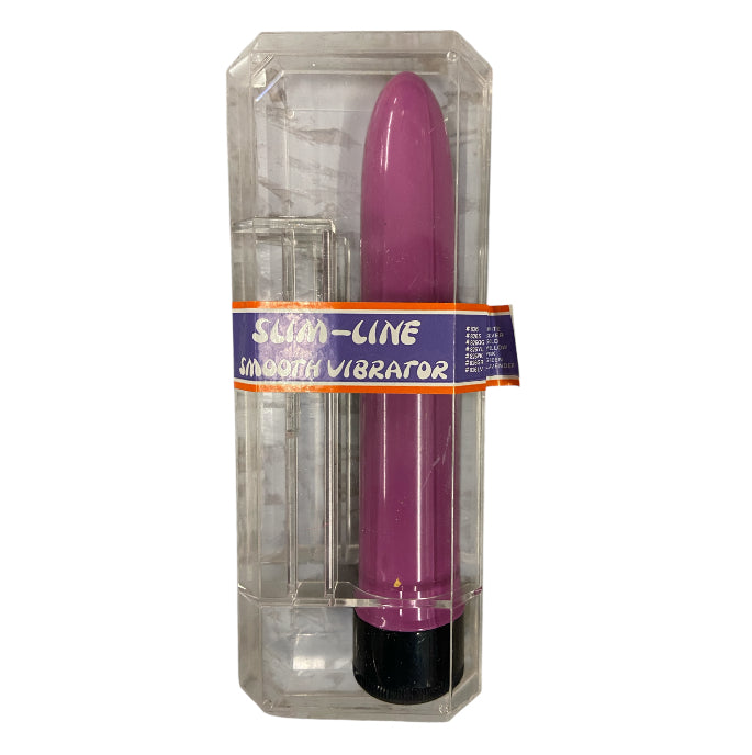 Basic Pastel Purple Smooth Vibrator – 20 CM - Battery Operated - Clear Box - Club