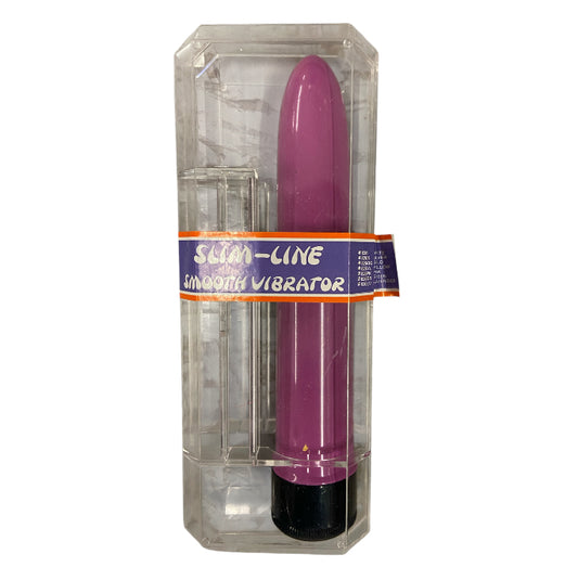 Basic Pastel Purple Smooth Vibrator – 20 CM - Battery Operated - Clear Box - Club