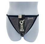 BodyQ Male Lingerie – Thong Grey Size S, M, L, XL