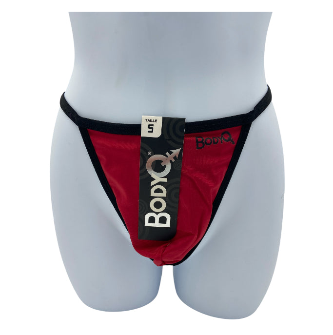 BodyQ Male Lingerie – Thong Red Size S, M, L, XL