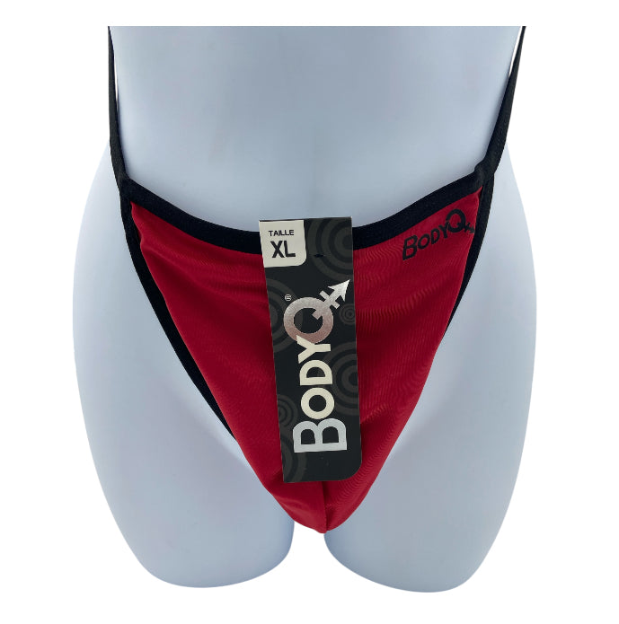 BodyQ Male Lingerie – Thong Red Size S, M, L, XL