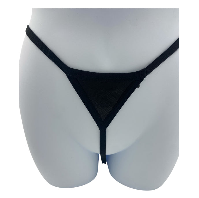 BodyQ Male Lingerie – Thong Black Croc Pink Size S, M, L , XL