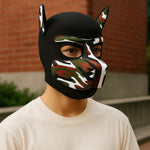 Kinky Pleasure - T215 - BDSM - Dog Mask - Camo Black