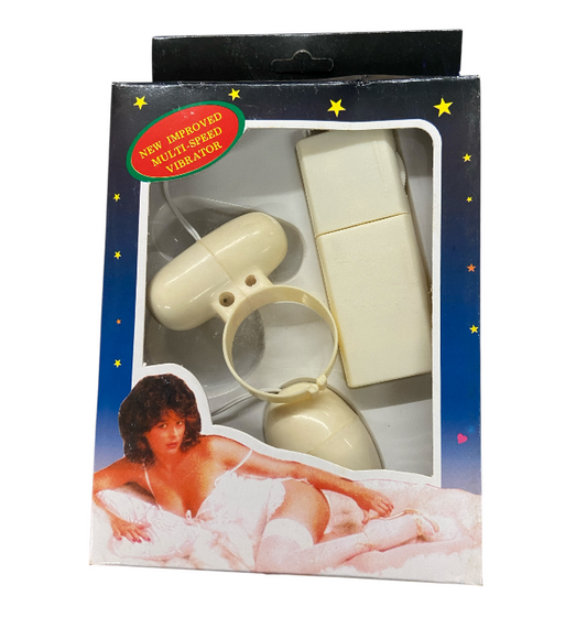 Erotic Giftset 2 Pcs - Couples Pleasure Set – Cream Vibrating Cock Ring & Vibrating Love Egg - Club